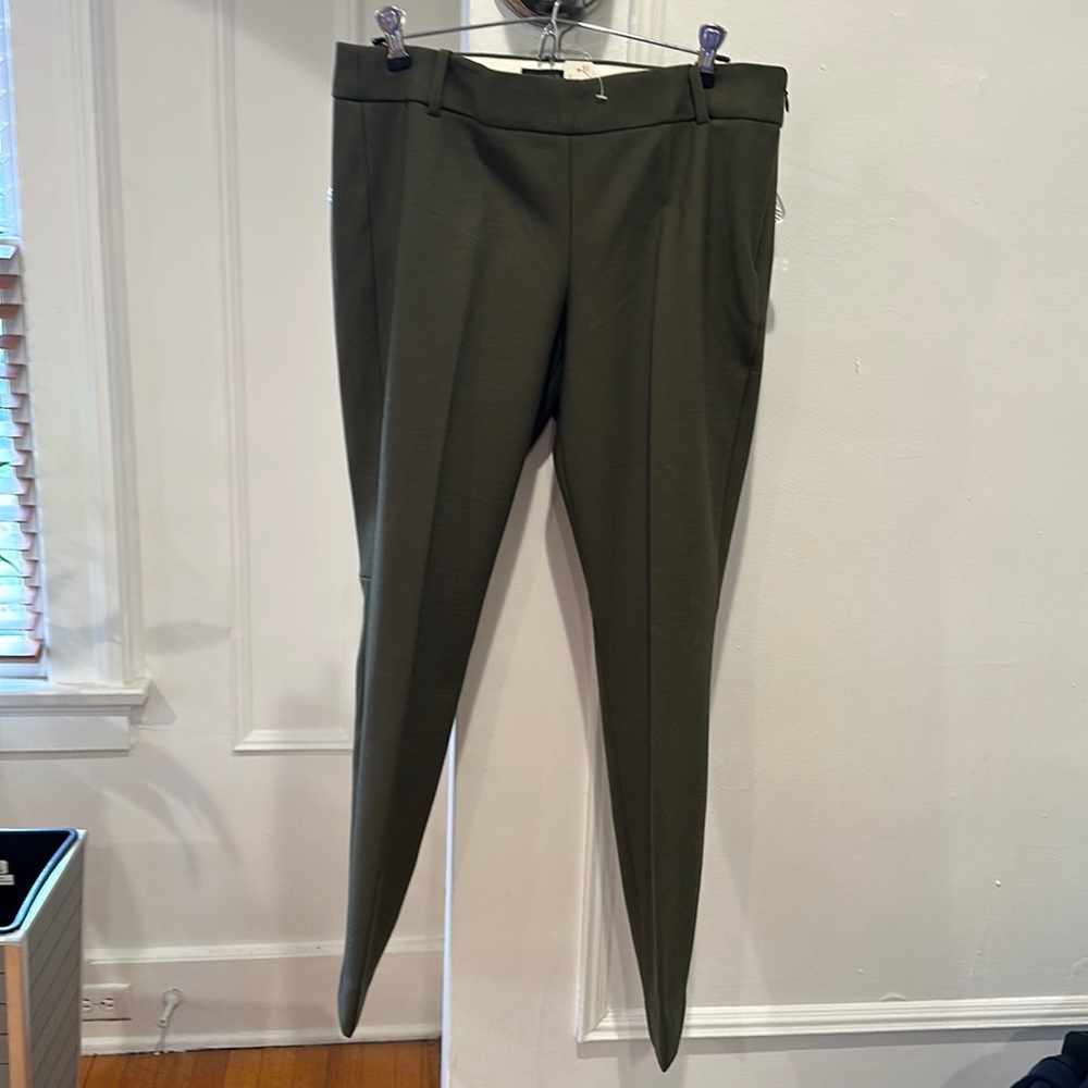 NWT jcrew dark green Minnie pants - Picture 1 of 3